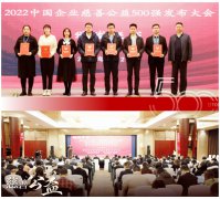 君凤煌荣获2022中国服务业企业慈善公益500强